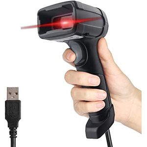 LENVII F510 Bedrade 2D Barcode Scanner Handheld QR Code Scanner USB Barcode Reader 1D Barcode Scanner voor Winkel, Supermarkt, Logistiek, Bibliotheek