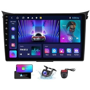 Android 13 Dubbel DIN autoradio voor Hyundai i30 2 GD 2011-2017-GPS Navi | Gratis achteruitrijcamera| 9 inch Scherm met Carplay Android Auto/FM RDS DAB/Bluetooth/SWC/DSP Stereo(NF-1)