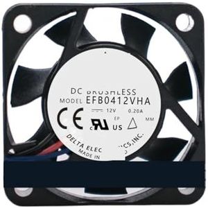 Voor DELTA dubbel kogellager luchtvolume 4010 EFB0412VHA 12V 0.20A koelventilator