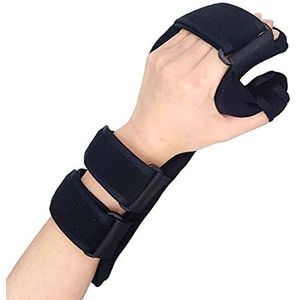 Slag Handspalk Rust Handspalk voor artritis Flexie Contracturen Nacht Pols Duim Startonderbreker Ondersteuning voor pijn Tendinitis Verstuiking Breuk Artritis Dislocatie,Left hand,L