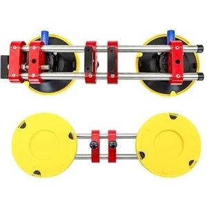 Verstelbare naadloze steennaadzetter 6 inch vacuümzuignap met drukmeter for het nivelleren van tegelvoegen Voor het egaliseren van naden(1PC)