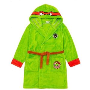 Teenage Mutant Ninja Turtles Jongens Groene Badjas met capuchon | Transformeer in een held met dit kostuumgewaad | Ideaal voor spannende avonden vol spel en comfort | TMNT Kamerjas