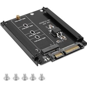 Candeon M.2 NGFF naar 2.5"" SLEUTEL B SLEUTEL Adapter, M.2 NGFF SSD Converter, 22pin, Plug and Play, voor WinXP/Vista/Win7/Win8 32-cijferig/64-cijferige M AC/L INUX