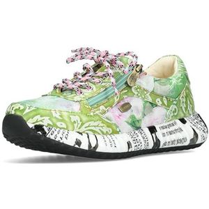 Laura Vita Veterschoenen Sneaker voor dames Burton 1123, grootte:40, kleur:Groen