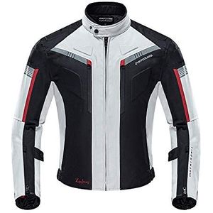 Motorjas, Volledige lichaamsbeschermer motorjasck met rugbescherming, Geschikt voor heren in de zomer en winter