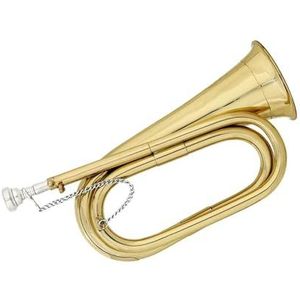Trompet Voor Beginners Mini Bugles Trompet Voor Blaasinstrument Geel Messing