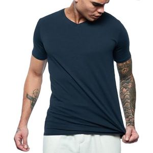 Leif Nelson T-shirt voor heren voor sport en outdoor, sportshirt met korte mouwen en slim fit T-shirt voor heren, deel van de sportkleding, heren T-shirt, activewear & gymshirt voor heren, LN-8315,