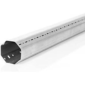 Achthoekige buis voor rolluiken, diameter 40 en 60 mm, op maat te snijden (achthoekig 60 mm, 1,5 m)