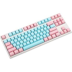 NPKC 61 87 104 Sleutels Miami Dikke PBT OEM Profiel Keycap Voor MX Schakelaars GH60 Tenkeyless Mechanische Gaming Toetsenbord (87 Ble)