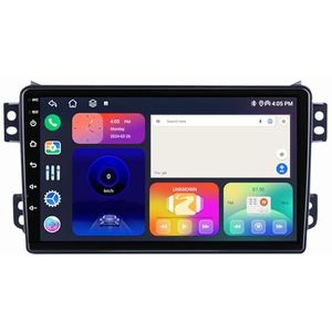 Android 14 autonavigatie in-dash autoradio-ontvanger voor Suzuki Splash Ritz 2008-2012 dubbel Din 9 inch touchscreen autoradio met satellietnavigatie Bluetooth handsfree RDS SWC(H 4Core 1+32G)