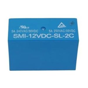 10 Stks SMI-2P Serie DC 05V 12V 24V PCB Mount 8Pin Mini Power Relais 5A/250VAC (10 Stks 12VDC)