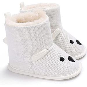 Kerst Schoenen Winterlaarzen Baby Peuter Leuke Cartoon Bear Schoenen Meisjes Jongens Kinderschoenen Super Warme Snowboots Laarzen Kerst Elf Schoenen (Color : Model 2-White, Size : 0-6 Months)