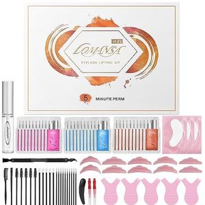 Lomansa Wimperliftingset, 2-in-1 wenkbrauw- en wimperliftingset, 30 stuks Quick Lash Lift, Curl Lashes en Brows voor de doe-het-zelf salon