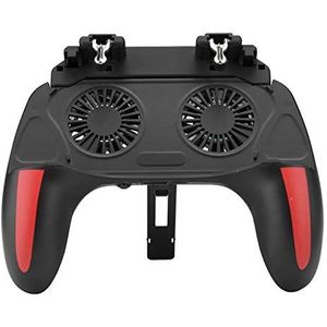 Hoge kwaliteit gamepad voor mobiele telefoons, dubbele koelventilatoren, warmteafvoer voor het spelen van games op smartphones en films kijken(5000mah)