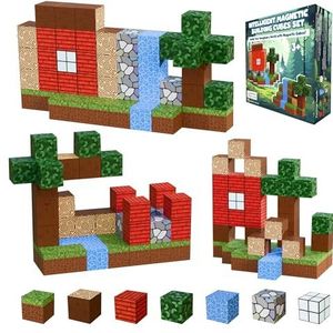 Desire Deluxe Magnetische bouwstenen Montessori bouwkubussen voor 3+ jaar speelgoed, educatief magnetisch tegelblok voor meisjes en jongens - verjaardagscadeau