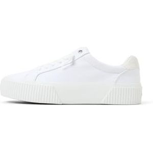 Sperry Top-Sider Bermuda Sneaker voor dames, Canvas Wit, 43 EU