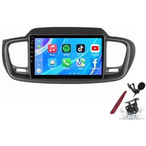 Android 14 Autoradio Sat Navi voor K-IA Sorento (2015-2018) 9 Inch Touchscreen Multimedia Speler met Draadloze Carplay GPS Navigatie FM RDS Bluetooth 5G-WiFi SWC DSP,M120s
