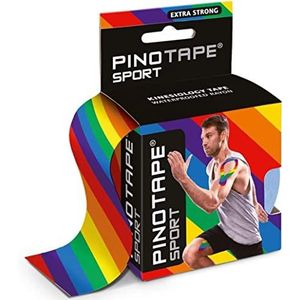 Pinotape Sport kinesiologische tape 5 cm x 5 m Pride Rainbow 2-pack