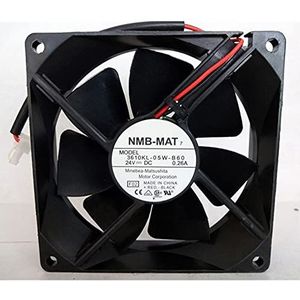 NMB 3610KL-05W-B60 9CM 9025 24V 0.26A 2-wire inverter welding machine fan