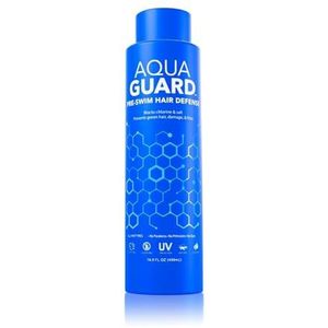 AquaGuard Pre-Swim Hair Defense | Voorkomt chloorschade + verzacht haar | Kleurveilig, ruikend | Gemaakt in Californië | 16,5 oz