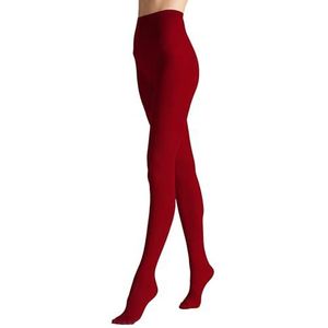 VENEZIANA NUOVA Satinelle 40 DEN Kleurrijke panty dames - microvezels - mat ondoorzichtig, Rood (tomaat), XXL