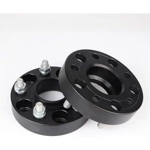 Aluminium Spoorverbreders Voor Ford Voor Mustang M1/2 Of M14x1.5 2 Stuks 15-50 Mm Steek 5x114.3 CB 70,6 Mm Wielafstandhouderadapter 5-gaats Stuks Wielbouten(15MM 1-2)
