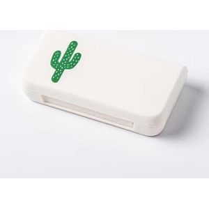 Pil Box Draagbaar, Kleine Pil Organizer -Goed Verzegeld Draagbare Vitamine Case, Waterdichte Pil Casepill Organisator, Geschikt voor Reizen en Dagelijks Gebruik-3