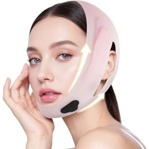 Kinriem om te slapen, siliconen verstelbare kinriem, herbruikbare dubbele kinreductiemiddel voor vrouwen, V-lijn liftend masker voor kaaklijn aanscherping en dubbele kinreductie