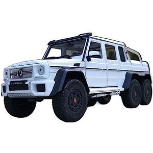 1:24 Voor Mercedes-Benz G-Klasse G63 Model Auto Legering Off-Road Pickup Diecast & Toy Vehicles Verzamelen Speelgoed Auto Jongens Verjaardagscadeau (Color : C, Size : No box)