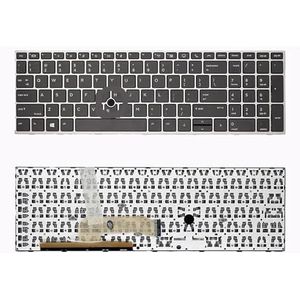 Russisch verlicht toetsenbord voor HP voor ZBOOK 15 G5 G6, 17 L29635 L12765-041 L28407 L12764-071(US With Hole)