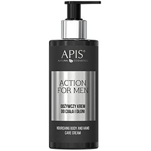 Pis-effect voor mannen, voedende lichaams- en handcrème, 300 ml