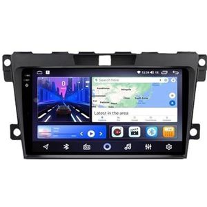 Android 15 Autoradio 9 inch touchscreen voor Mazda CX-7 2008-2015 Autoradio Navigatie met Carplay met GPS navigatie Bluetooth FM USB Steering Wheel Control(X9 8G+256G)