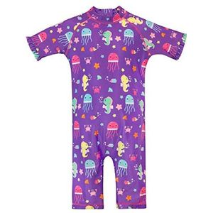 Harry Bear Meisjes Badpak Zeeleven Purper 104