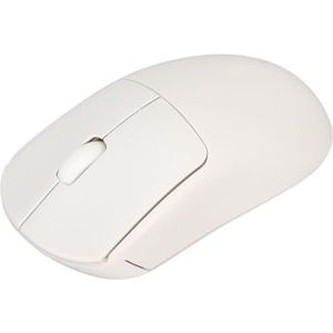 Draadloze Muis, 1200 DPI 2.4G Draadloze Pasvorm Palm Laag Stroomverbruik Draadloze Gamingmuis voor Laptop (Wit)