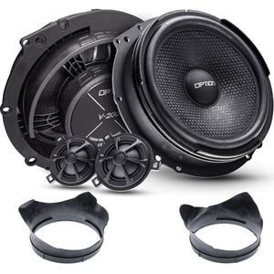 Option AIR voorluidsprekersysteem compatibel met VW T5/T6-100% plug & play - incl. luidsprekerafdichtringen - 100 W RMS, 91dB vermogen