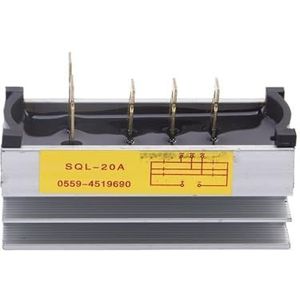 Drie Fase 20amp Generator Gelijkrichter Aluminium Heatsink Diode Bridge Gelijkrichter kit voor Generator 20A Pin Power diode