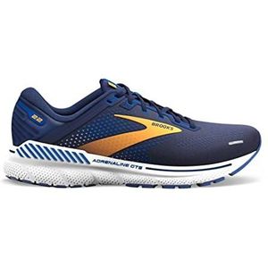 Brooks Adrenaline GTS 22, herensneakers, peacot/oranje/wit, 46,5 EU, Peacot Orange White