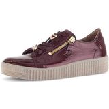 Gabor - Low-Top Sneakers - Bordo - Dames - Lage Schoenen