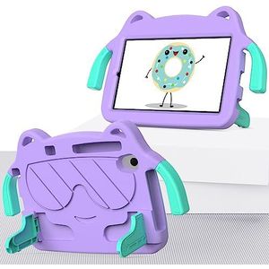 Tablet PC-hoes Kindertas Compatibel met TCL Tab 8 le 9137 w/WiFi 9132 X (2023)/Tab 8-9038s (2022) Hoes Duurzame schokbestendige handgreepstandaard Beschermhoes Lichtgewicht EVA-hoes Bescherming(Purpe