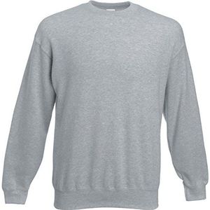 Fruit of the Loom Set-in Sweatshirt, heren, grijs (94 grijs gemêleerd), L