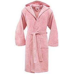 Bassetti Nieuwe badstof badjas 100% katoen, effen kleur lang met capuchon, zakken en ceintuur, sterk absorberend. Voor man en vrouw.Unisex. Verschllende kleuren en maten: S-5XL