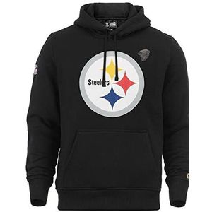 New Era Pittsburgh Steelers Pullover American Football Fanpulli Hoody Kapuze NFL schwarz mit CapSpin Pin - XL