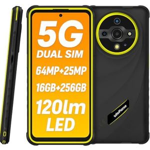 Ulefone Armor X31 Pro 5G Rugged Smartphone, 64 MP + 25 MP camera, 5G 16 GB + 256 GB, HD+ 6,56 inch 120 Hz display, Android 14, IP68/IP69K, GPS, NFC, groen