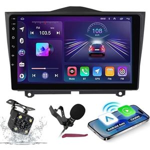 Android 14 Autoradio Navi voor L-ADA Granta 2018-2019 9 ""Screenradio met draadloze carplay Android Car GPS Navigatieondersteuning Bluetooth 5.0 HIFI FM 5G-WiFi SWC MIC-camera,M100s