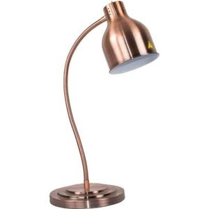 Commerciële Voedsel Warmtelamp Voedsel Warmer Lamp, Tafellamp Traditionele Stijl Antieke Metalen Tafellamp - Voedsel Verwarmingslamp - Eettafel (Color : Bronze)
