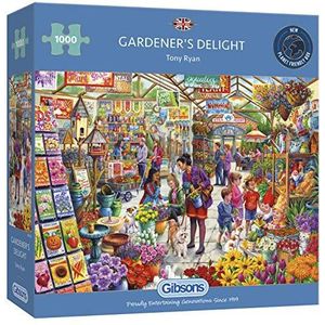 Gardener's Delight 1000 stukjes puzzel | Duurzame puzzel voor volwassenen | Premium 100% gerecycled bord | Geweldig cadeau voor volwassenen | Gibsons Games
