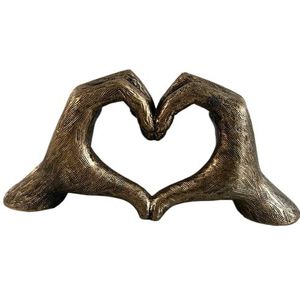 Antiek bronzen beeldje van een olifant uit India 13,5 cm