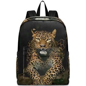 Cheetah Rugzakken Licht School Boek Tas Reizen Wandelen Camping Sport Dagrugzak voor Meisje Vrouwen