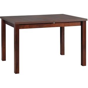 mb-moebel Stijlvolle multifunctionele tafel met slank design en robuuste constructie, eettafel uittrekbaar, 120/150 x 78 x 80 cm, eettafel MEX 5 (noten)