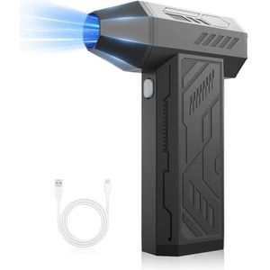 Elektrische luchtblazer 130.000 tpm for pc, laptop, console, toetsenbordreiniger, milieuvriendelijk alternatief for spuitbussen